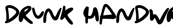 Drunk Handwriting font