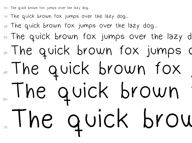 Dudu Calligraphy font waterfall