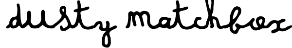 Dusty Matchbox font