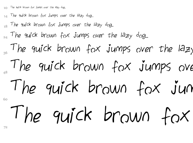 Egg font waterfall