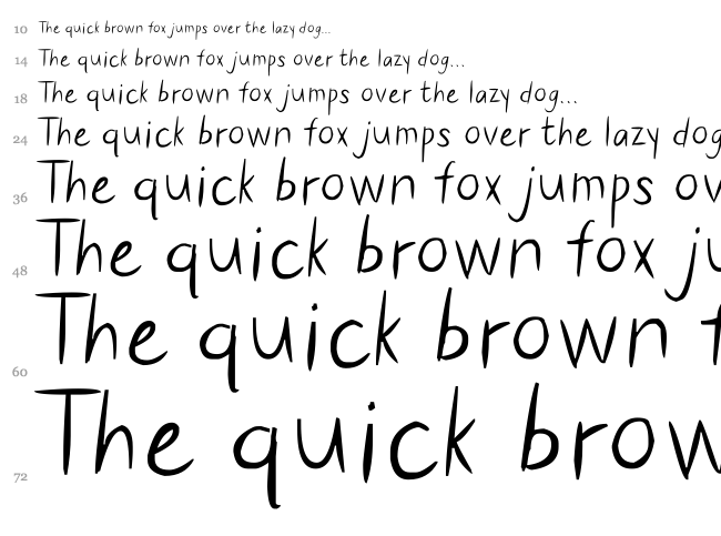 Elisana font waterfall