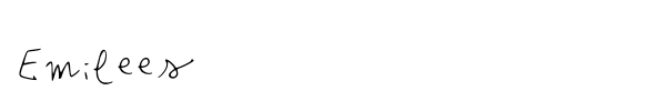 Emilees font
