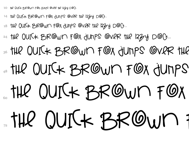 Entertainment Weekly font waterfall