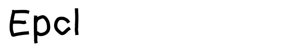 Epcl font