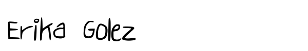 Erika Golez font