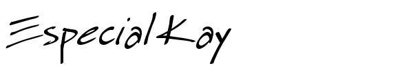 Especial Kay font