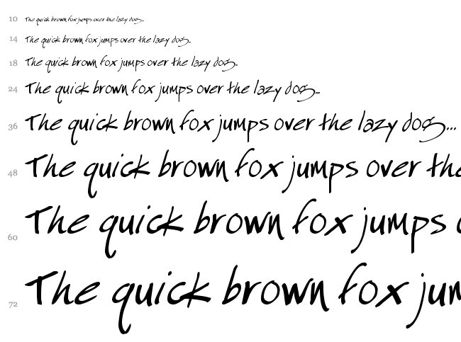 Especial Kay font waterfall