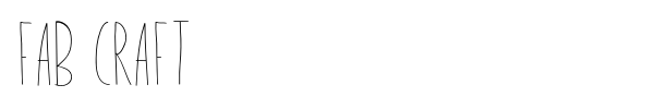 Fab Craft font
