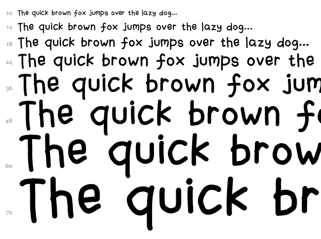 Fanandiaade font waterfall