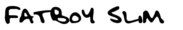 Fatboy Slim font