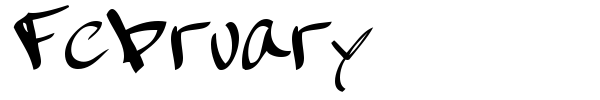 February font