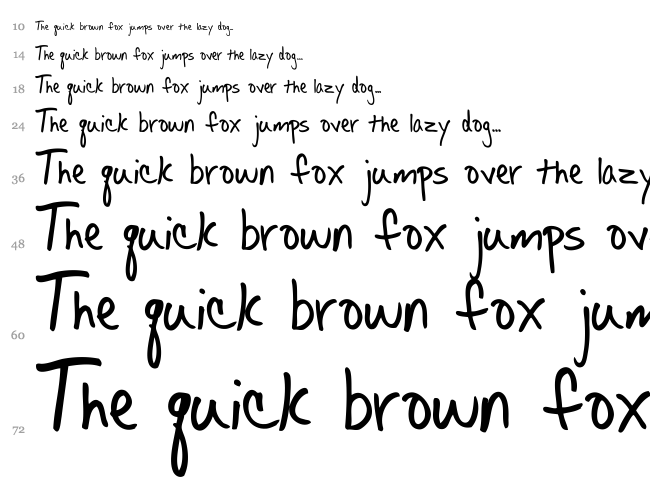 Fh Allisa font waterfall