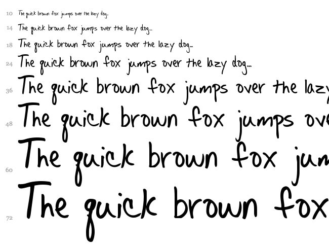 Fh Allisa font waterfall