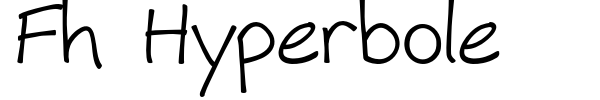 Fh Hyperbole font