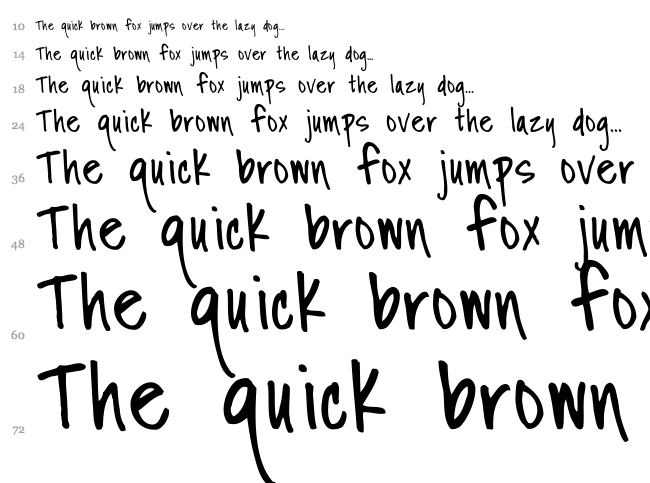 Fh Nicole font waterfall
