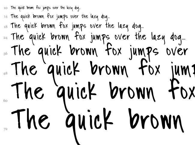 Fh Nicole font waterfall