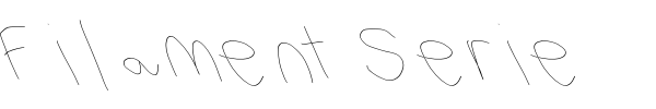 Filament Serie font