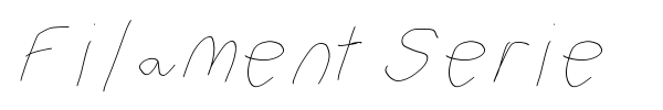 Filament Serie font preview