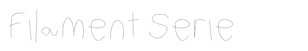Filament Serie font preview
