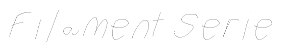 Filament Serie font preview
