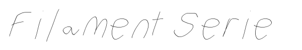 Filament Serie font preview