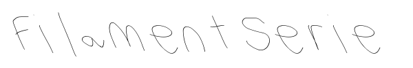 Filament Serie font preview