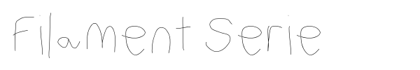 Filament Serie font preview