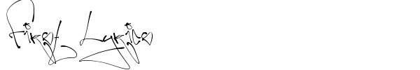 First Lyrics font