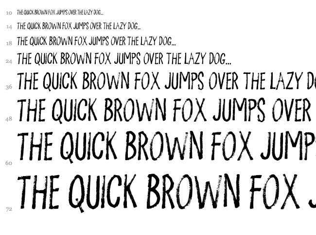 Flottenheimer font waterfall