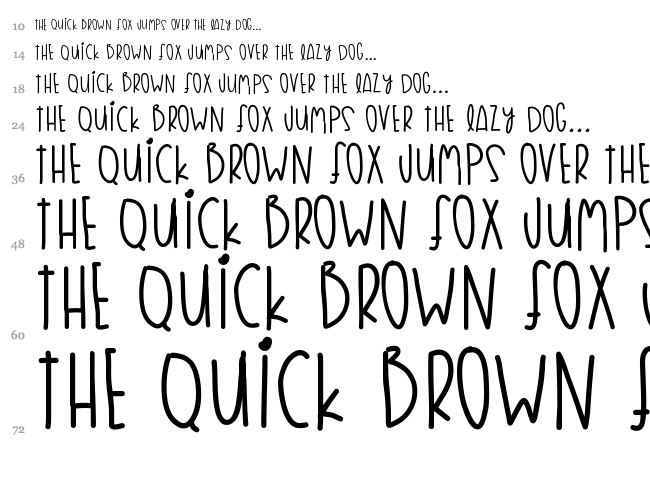 Flyknit Life font waterfall