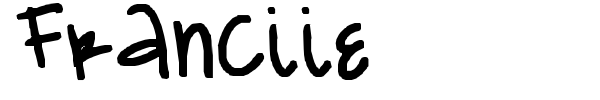 Franciie font