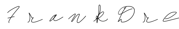 Frank Drebon font