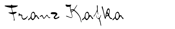 Franz Kafka font