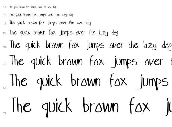 Freemind font waterfall