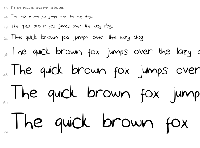 FuckYou font waterfall