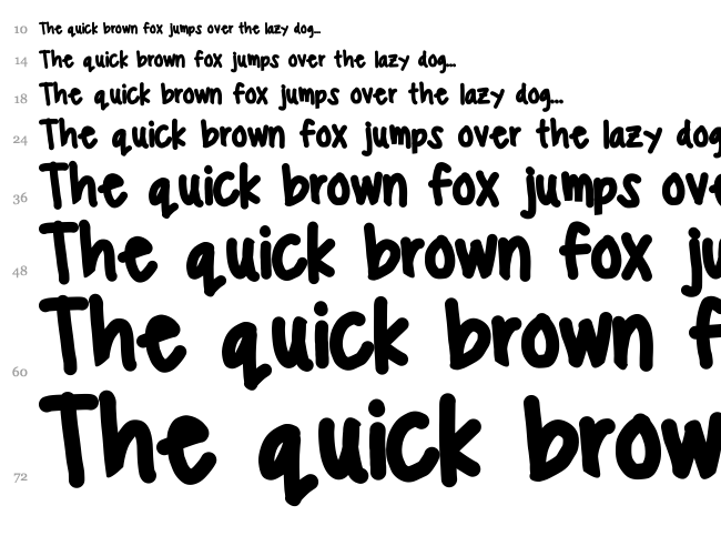 Gabee the goomba font waterfall