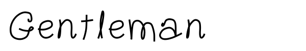 Gentleman font