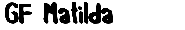 GF Matilda font preview