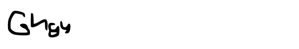 Ghgy font
