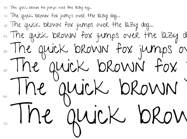 Give You Glory font waterfall