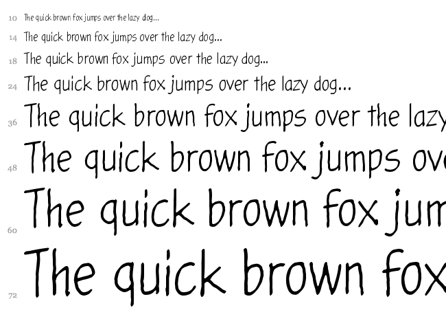 Glingzerminator font waterfall