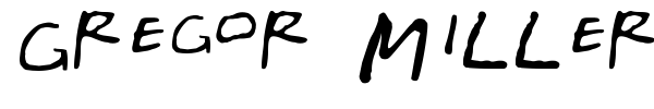 Gregor Miller's Friends Font font