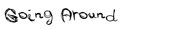 Going Around font