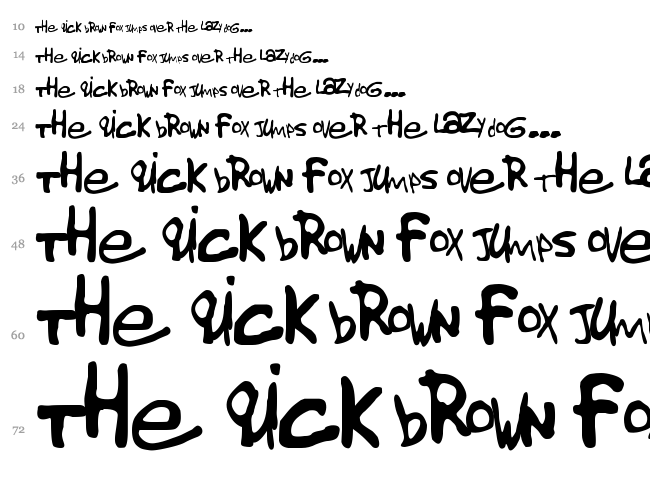 Gorillaz 1 font waterfall