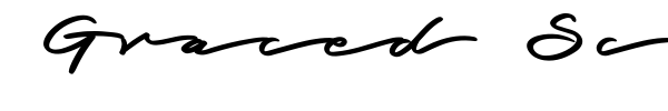 Graced Script font