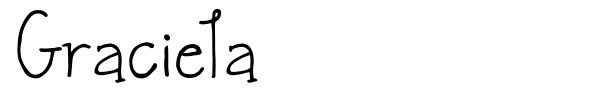 Graciela font preview