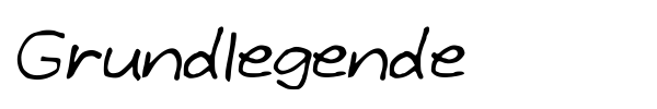 Grundlegende font