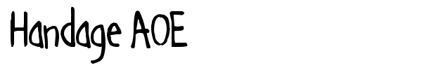 Handage AOE font