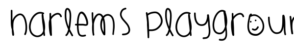 Harlems Playground font