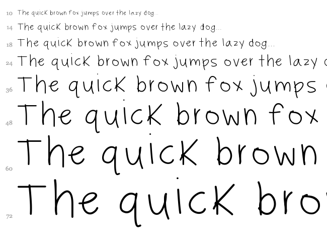 Hayleys Font font waterfall